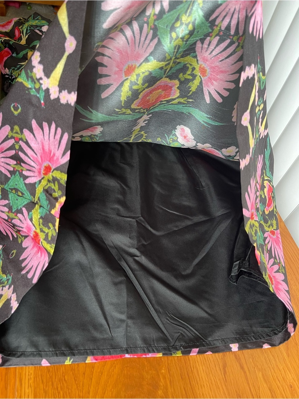 Hutch Ellia Mini Dress Black Multicolor Floral Size 1X - Picture 12 of 16